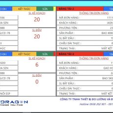Phần mềm quản lý số liệu bộ đếm bao